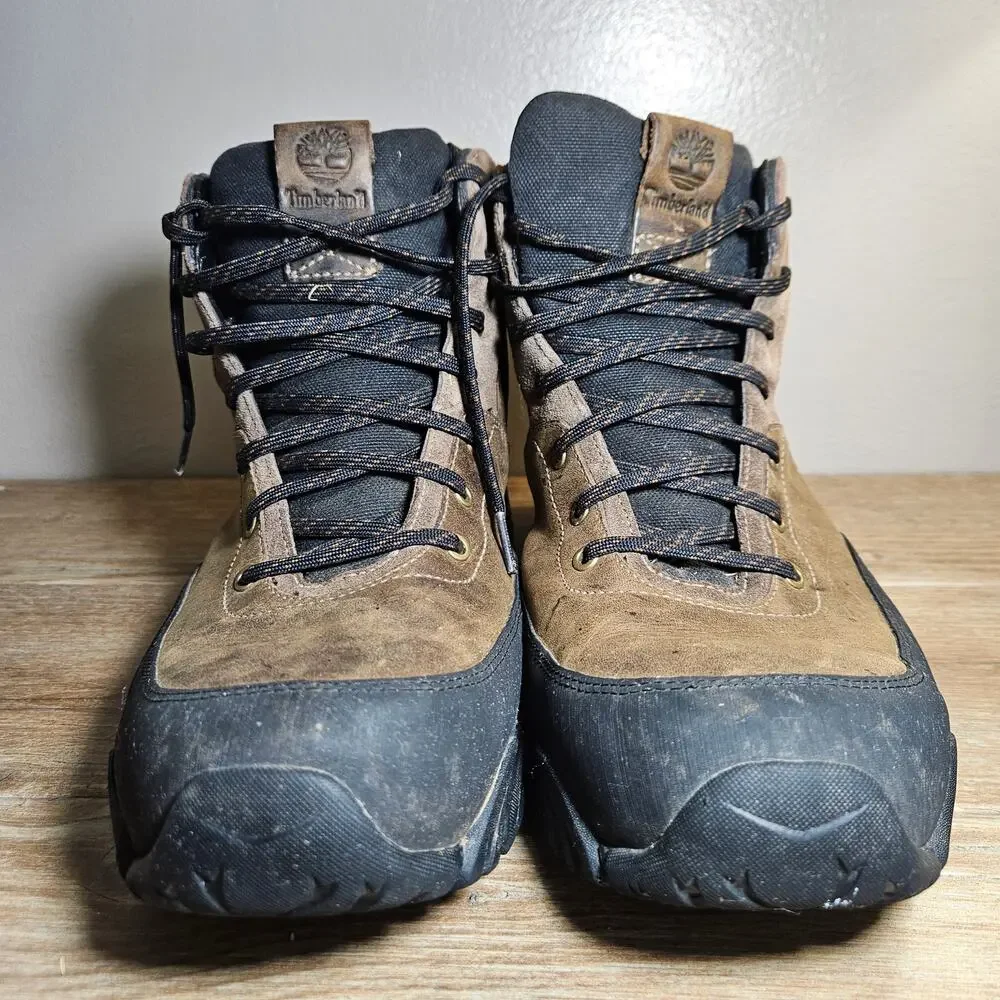 Hiking Outdoor Timberland Men’s Waterproof Boots Brown Leather Size 13 Gorpcore